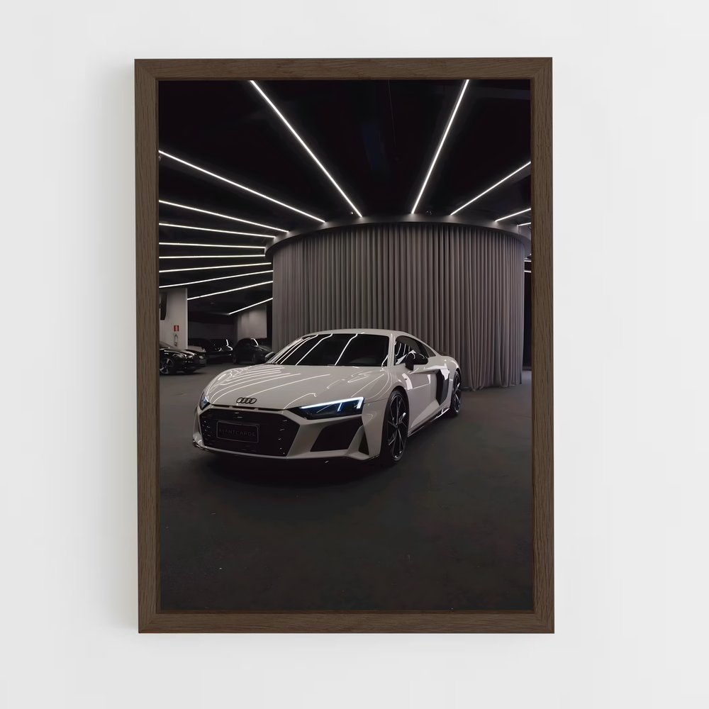 Poster Vitesse Blanchâtre – affiche Audi (vue 5)